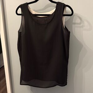 Elegant Black Sleeveless Top
